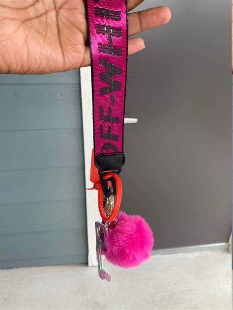 authentic off white keychain.